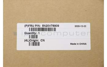 Lenovo 5N20V78909 NB_KYB CMNM-CS20,BK-BL,PMX,058 FRA