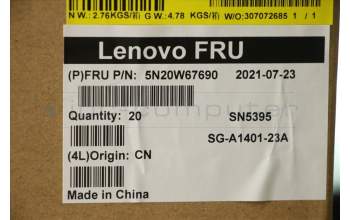 Lenovo 5N20W67690 NB_KYB CS20L FULL KBD LTN,NBL,B,058 FRA
