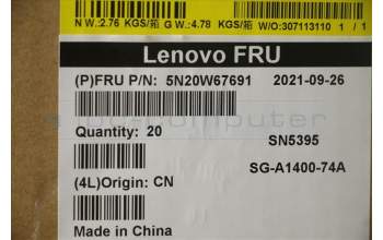 Lenovo 5N20W67691 NB_KYB CS20L FULL KBD LTN,NBL,B,LA SPA