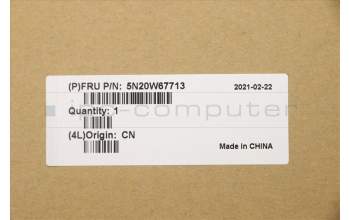 Lenovo 5N20W67713 NB_KYB CS20L FULL KBD LTN,NBL,B,EURO ENG