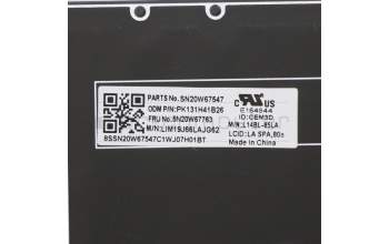 Lenovo 5N20W67763 NB_KYB CS20L FULL KBD CHY,BL,B,LA SPA