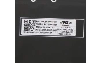 Lenovo 5N20W67767 NB_KYB CS20L FULL KBD CHY,BL,B,BUL