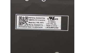 Lenovo 5N20W67770 NB_KYB CS20L FULL KBD CHY,BL,B,FRA