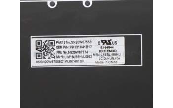 Lenovo 5N20W67774 NB_KYB CS20L FULL KBD CHY,BL,B,HUN