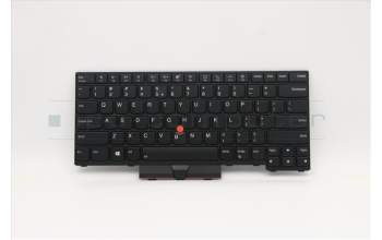 Lenovo 5N20W67785 Keyboard Internal, US English Euro, Black, Backlight