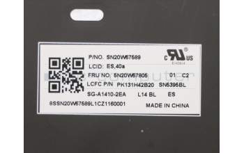 Lenovo 5N20W67805 NB_KYB CS20L FULL KBD LTN,BL,B,SPA