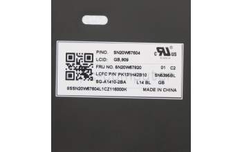 Lenovo 5N20W67820 NB_KYB CS20L FULL KBD LTN,BL,B,UKE