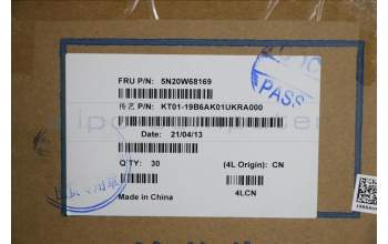 Lenovo 5N20W68169 Keyboard Internal, UK English, Non-Backlight, w/Number, UK