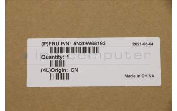 Lenovo 5N20W68193 NB_KYB CS20L NUM KBD LTN,NBL,B,GRE