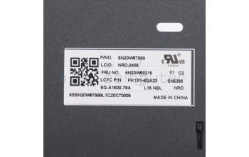 Lenovo 5N20W68215 Interne Tastatur, Skandinavien, Nicht beleuchtet, mit Ziffernblock