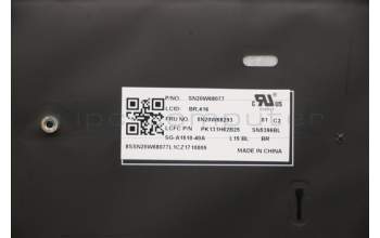 Lenovo 5N20W68293 NB_KYB CS20L NUM KBD LTN,BL,B,BRL