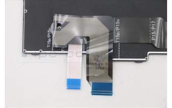 Lenovo 5N20X22772 Keyboard Internal, USA English, Black, Non-Backlight, w/Number, US