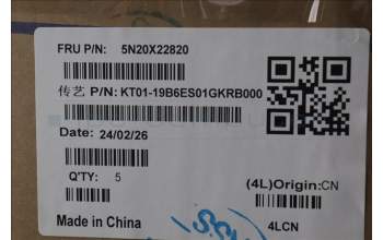 Lenovo 5N20X22820 Keyboard Internal, Greek, Black, Non-Backlight, w/Number, US