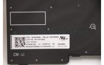 Lenovo 5N20X68854 NB_KYB CS20 FL-HC KBD LTN,BL,BK,SPA