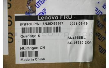 Lenovo 5N20X68867 NB_KYB CS20 FL-HC KBD LTN,BL,BK,SWS