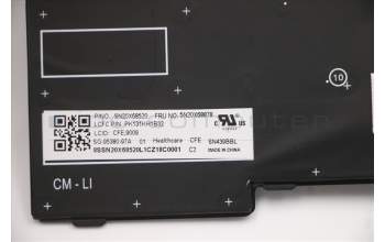 Lenovo 5N20X68878 NB_KYB CS20 FL-HC KBD LTN,BL,BK,FRA/ENG