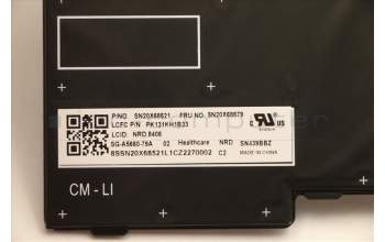 Lenovo 5N20X68879 NB_KYB CS20 FL-HC KBD LTN,BL,BK,NORDIC