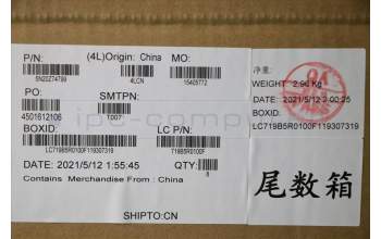 Lenovo 5N20Z74799 NB_KYB CS20 P NM KBD CHY,BL,BK,HUN