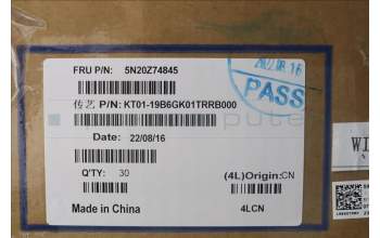 LENOVO 5N20Z74845 Keyb P15/T15g G1 TR - BL