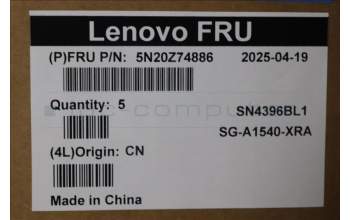 Lenovo 5N20Z74886 NB_KYB CS20 P NM KBD LTN,BL,BK,KOR