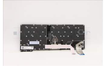 Lenovo 5N21A21818 Keyboard Internal, French, Black, Backlight, US