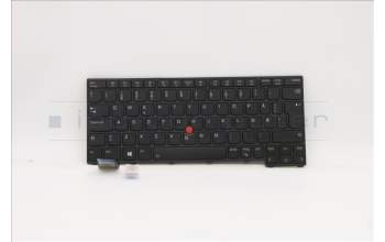 Lenovo 5N21A21825 Keyboard Internal, Norwegian, Black, Backlight, UK