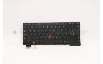 Lenovo 5N21A21854 Keyboard Internal, Spanish, Black, Non-Backlight, UK