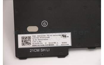 Lenovo 5N21A21858 Keyboard Internal,Hebrew,Black,Non_Backlight