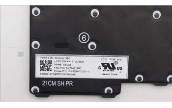 Lenovo 5N21A21900 NB_KYB CS21KBD SKTOP PMX,BL,BK,POR