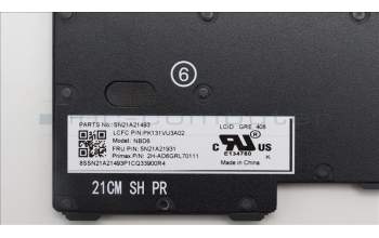 Lenovo 5N21A21931 NB_KYB CS21KBD SKTOP PMX,NBL,BK,GRE