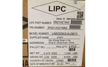 Lenovo 5N21A21982 Keyboard Internal, US English Euro, Backlight, US