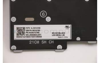 Lenovo 5N21A21992 Interne Tastatur, Tschechisch/Slowakisch, Hintergrundbeleuchtung