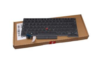 5N21B08351 original Lenovo keyboard DE (german) dark grey/dark gray with backlight and mouse-stick