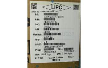 Lenovo 5N21B08354 Interne Tastatur, Ungarisch, grau, Hintergrundbeleuchtung