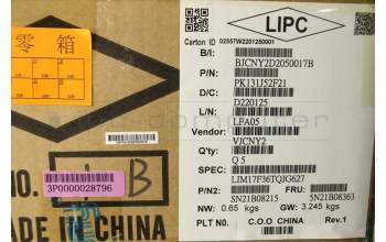 Lenovo 5N21B08363 NB_KYB CM KBD FL-CS20 CHY,BL,GR,TUR