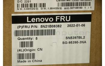 Lenovo 5N21B08382 Keyboard Internal, Arabic, Grey, Backlight, US