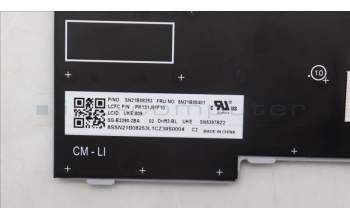 Lenovo 5N21B08401 NB_KYB CM KBD FL-CS20 LTN,BL,GR,UKE