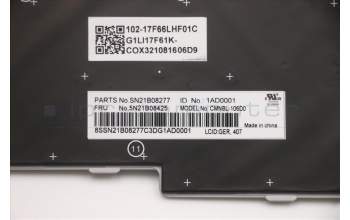 Lenovo 5N21B08425 NB_KYB CM KBD NM-CS20 CHY,BL,GR,GER