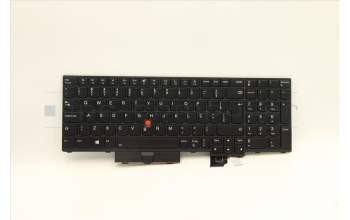 Lenovo 5N21B44332 Keyboard Internal, Portuguese, Black, Backlight, w/Number, UK