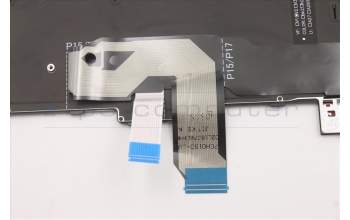 Lenovo 5N21B44345 Keyboard Internal, Norwegian, Black, Backlight, w/Number, UK