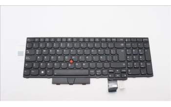 Lenovo 5N21B44368 Keyboard Internal, Spanish LA, Black, Backlight, w/Number, UK