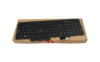 5N21B44387 original Lenovo keyboard CH (swiss) black/black with backlight