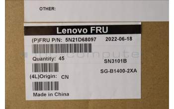 Lenovo 5N21D68097 Keyboard Internal, Swiss, Black, Backlight, UK