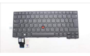 Lenovo 5N21D68138 Keyboard Internal, Icelandic, Non-BackLight, Black, UK