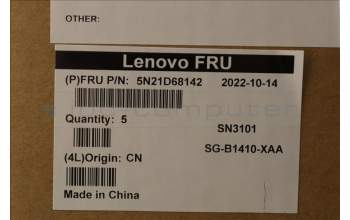 Lenovo 5N21D68142 Keyboard Internal, Russian, Black, Non-Backlight, US