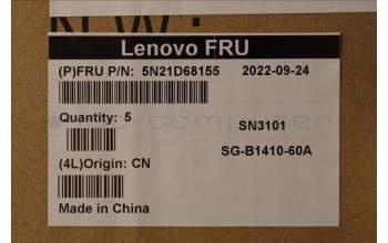 Lenovo 5N21D68155 Keyboard Internal, Estonian, Non-BackLight, Black, UK