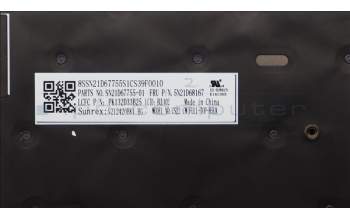 Lenovo 5N21D68167 NB_KYB CS22 FL TOP,BK-BL,SRX,BUL
