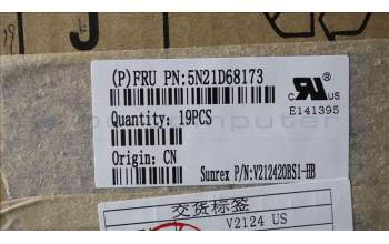 Lenovo 5N21D68173 NB_KYB CS22 FL TOP,BK-BL,SRX,HBW