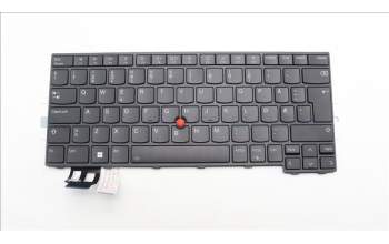 Lenovo 5N21D68251 Keyboard Internal, Norwegian, Backlight, Black, UK