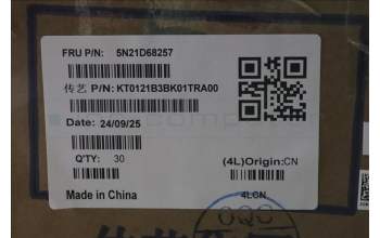 Lenovo 5N21D68257 Keyboard Internal, Turkish, BackLight, Black, UK